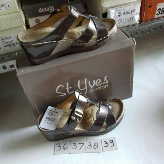 MPU4PR st.yves wedges sandal wanita branded matahari ori