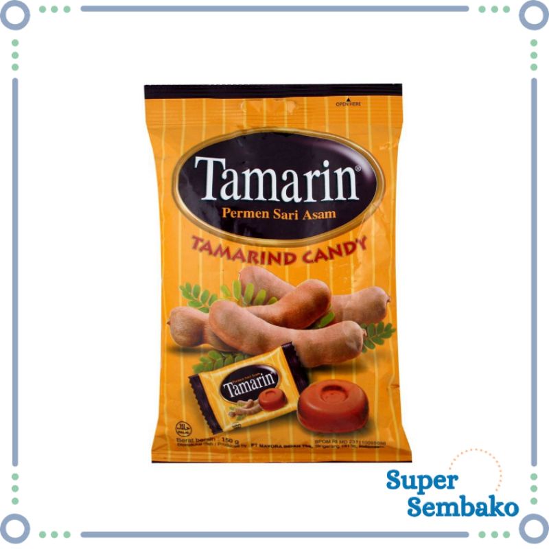 

PERMEN GULA GULA SARI ASAM TAMARIN / TAMARIND CANDY 135gr ISI 50 BUTIR BIJI