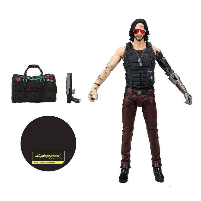 MCFARLANE TOYS MULTIVERSE CYBERPUNK 2077 JOHNNY SILVERHAND ACTION FIGURE ORIGINAL