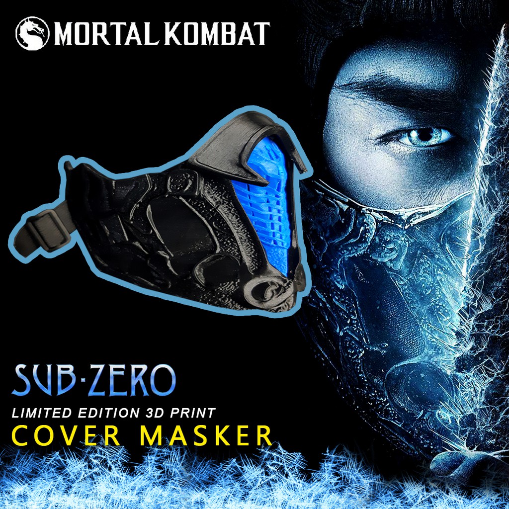 Sub zero mortal kombat 2021 Edition cover masker 3d print