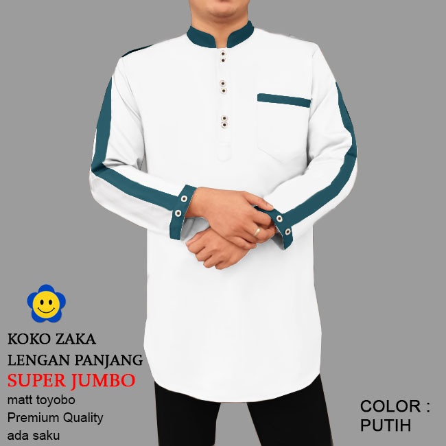 CTN Baju muslim koko ZAKA lengan panjang best seller