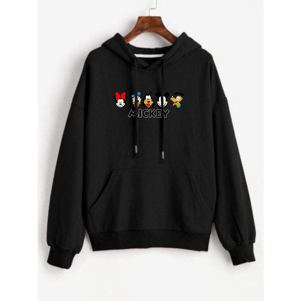 Sweater WANITA MICKEY Hoodie Sweater Fleece Simpel Unisex