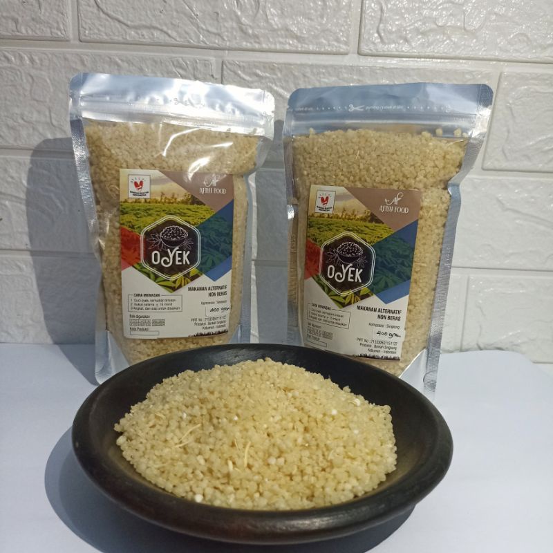 

Beras Singkong 400gr Oyek Afiyu