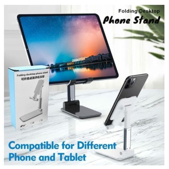 Holder Hp Handphone Folding Desktop Table Stand HP Lazypod di Meja
