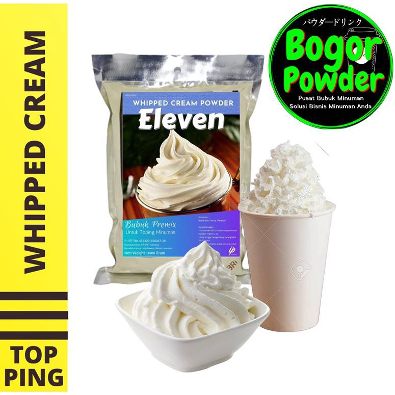 

Whiped Cream 500g / Bubuk Whiped Cream 500g / Powder Whiped 500g