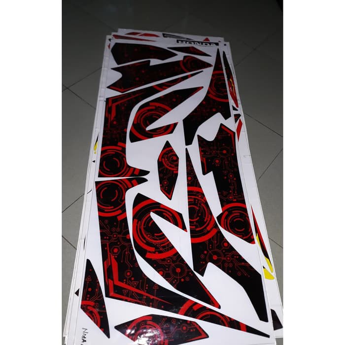 Striping Motor Yamaha NMAX Limited edition Sticker NMAX premium hitam
