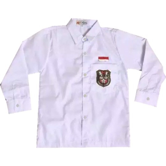 SETELAN SERAGAM SEKOLAH SD MERAH PUTIH LENGKAP  ANAK PEREMPUAN SET LENGKAP PANJANG PANJANG  KLS 1-6SD