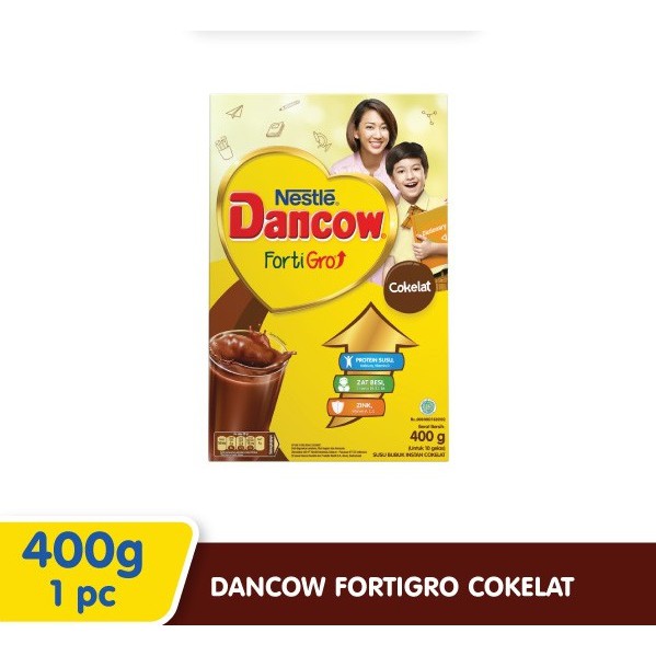 

NESTLE Dancow Fortigro Rasa Coklat Susu Anak Usia Sekolah 5 - 12 Tahun 400 gr