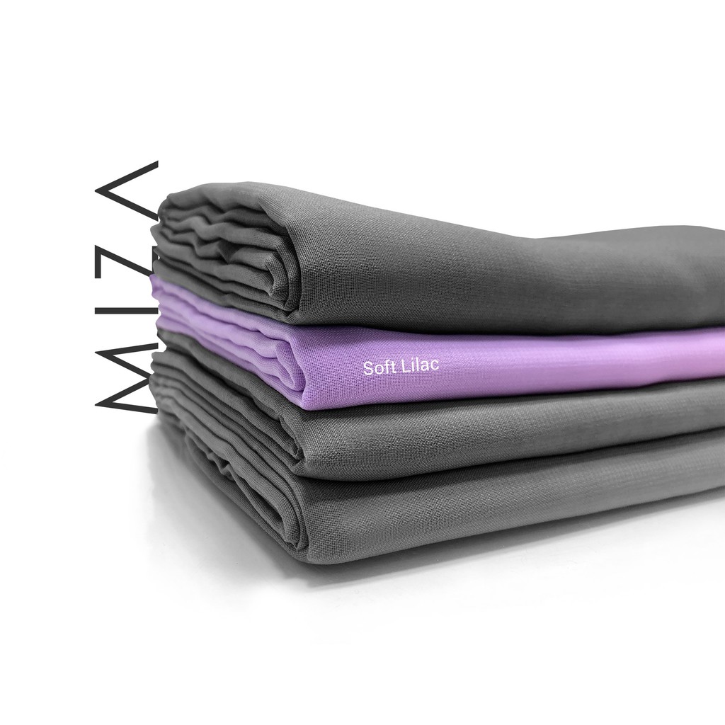 Hijab Segiempat Polycotton Scarf Premium Part 1 Hazel by MIZA-Orchid