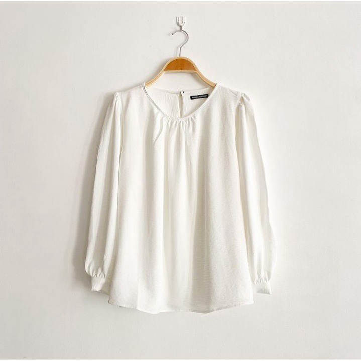 BEFAST - ZEC OOTD Wanita Blouse KIO / Septha Oversize RAYON DIAMOND ( LD 116CM ) / Blouse Casual Wanita / Atasan Lengan Panjang / Blouse Remaja Wanita Formal / Fashion Kerja Wanita / Blouse Terbaru 2022