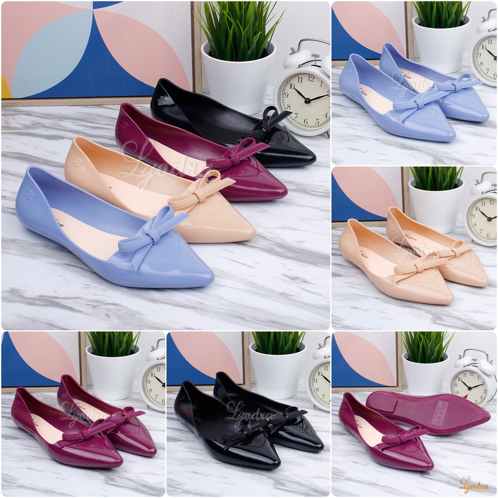 Lyodra Caroline Flat Jelly Shoes Import LDR911 Real Pict