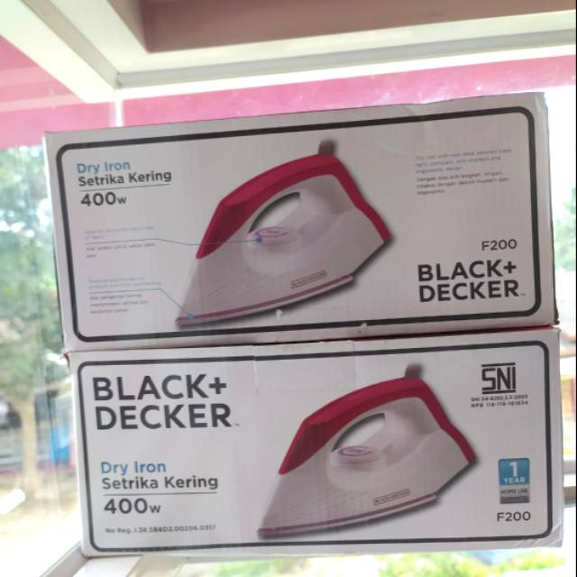 Setrika Black & Decker Black+Decker Black&Decker