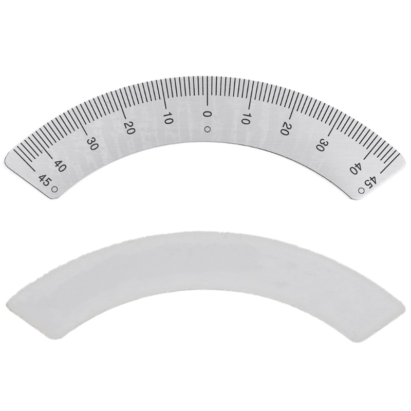 Gro Busur Derajat Mesin Giling Part Angle Plate Scale Ruler 45derajat Angle Arc M1197 Alat Ukur Gauging Awet