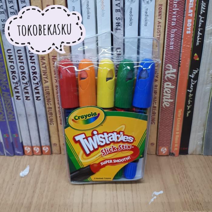 

Art / Crayola Twistable Slick Stix Alat Menggambar