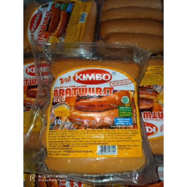 Sosis Kimbo Bratwurst Keju isi 10