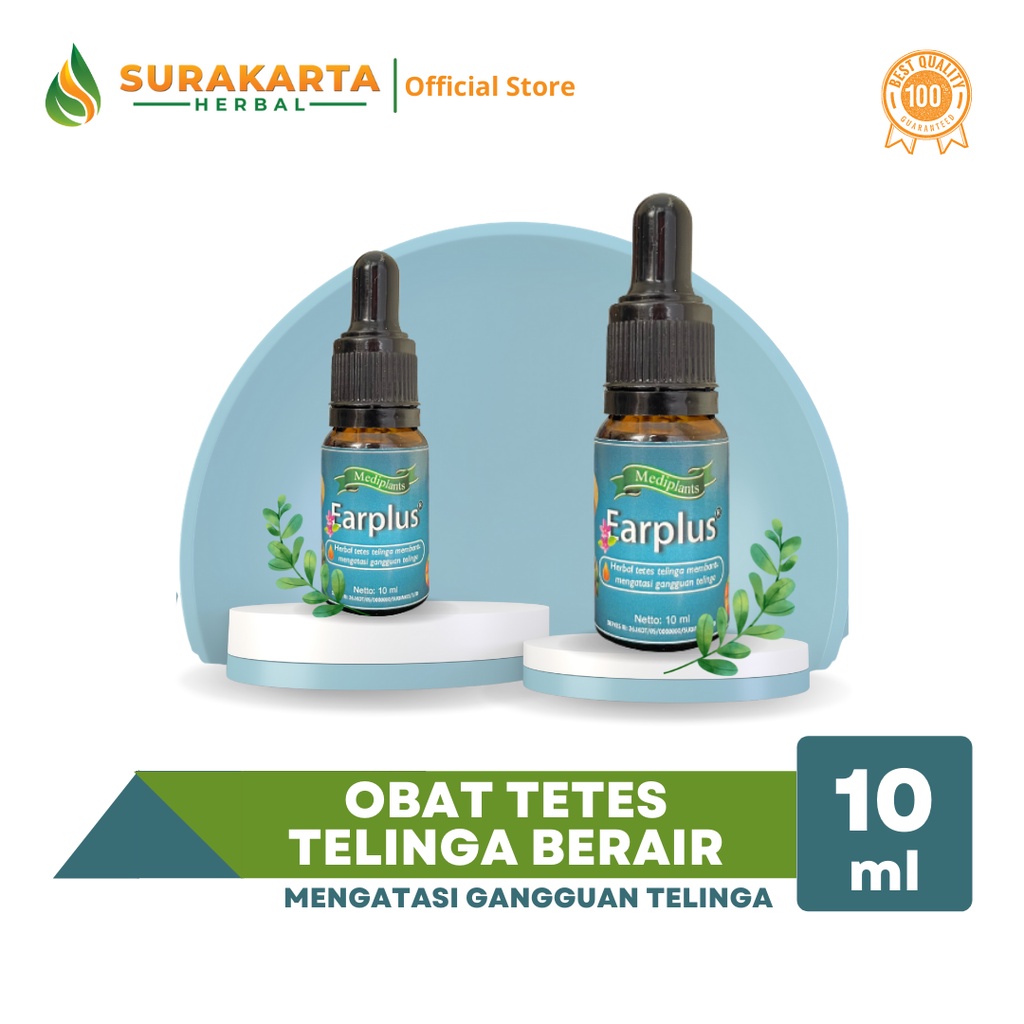 TETES Earplus Obat Tetes Telinga Berair Herbal