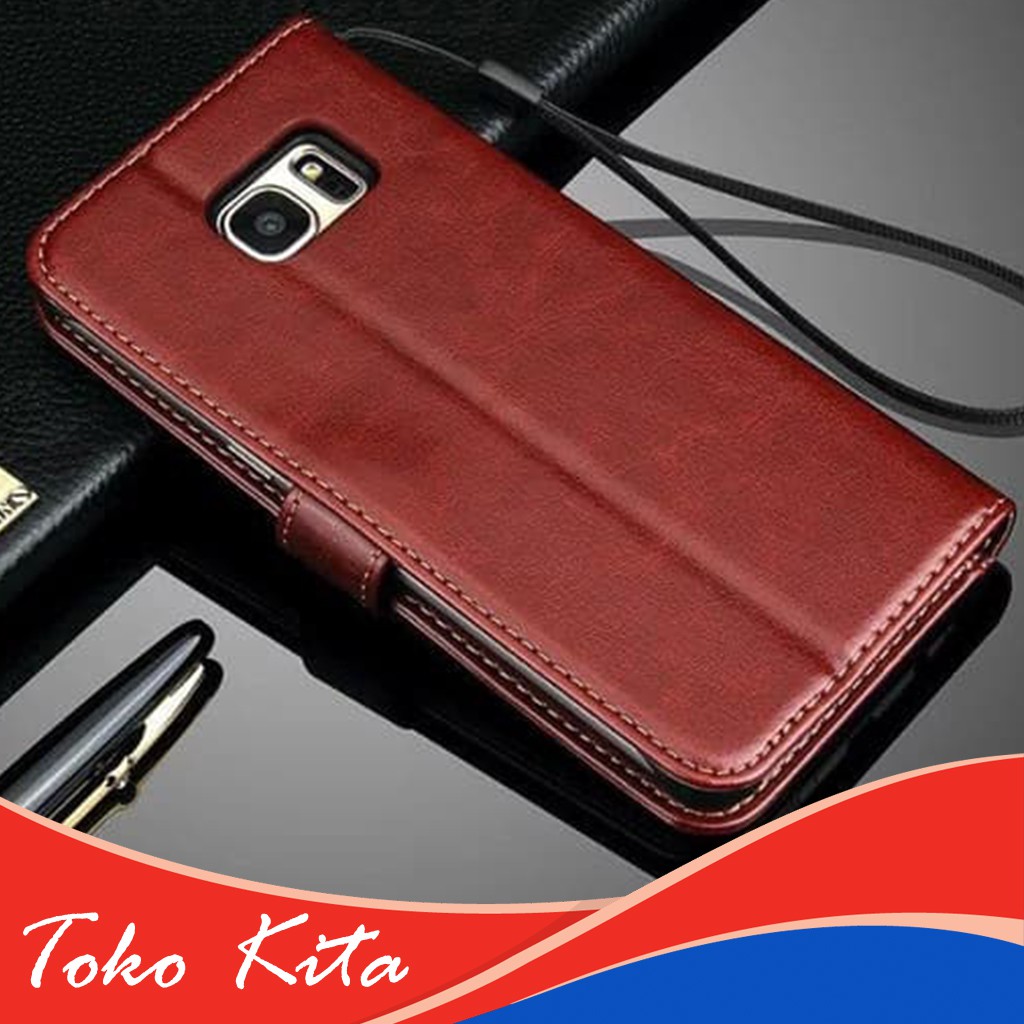 Samsung Galaxy S7 Flat Flip Case Wallet Cover