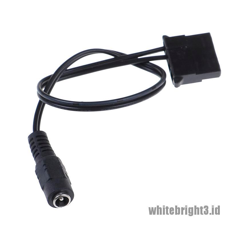 &lt; White3 &gt; Kabel power supply DC 5.5x2.1mm female Ke 4Pin molex female Untuk power supply DC