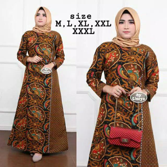 Gamis Batik Manggar, Padi,sekar,cantik,kubis,kipas,daun,kupu,nadine,gendis