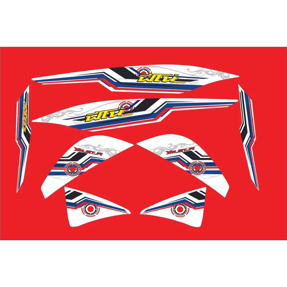 Jual STRIPING MIO J PUTIH MIO GT THAILOOK Indonesia Shopee Indonesia