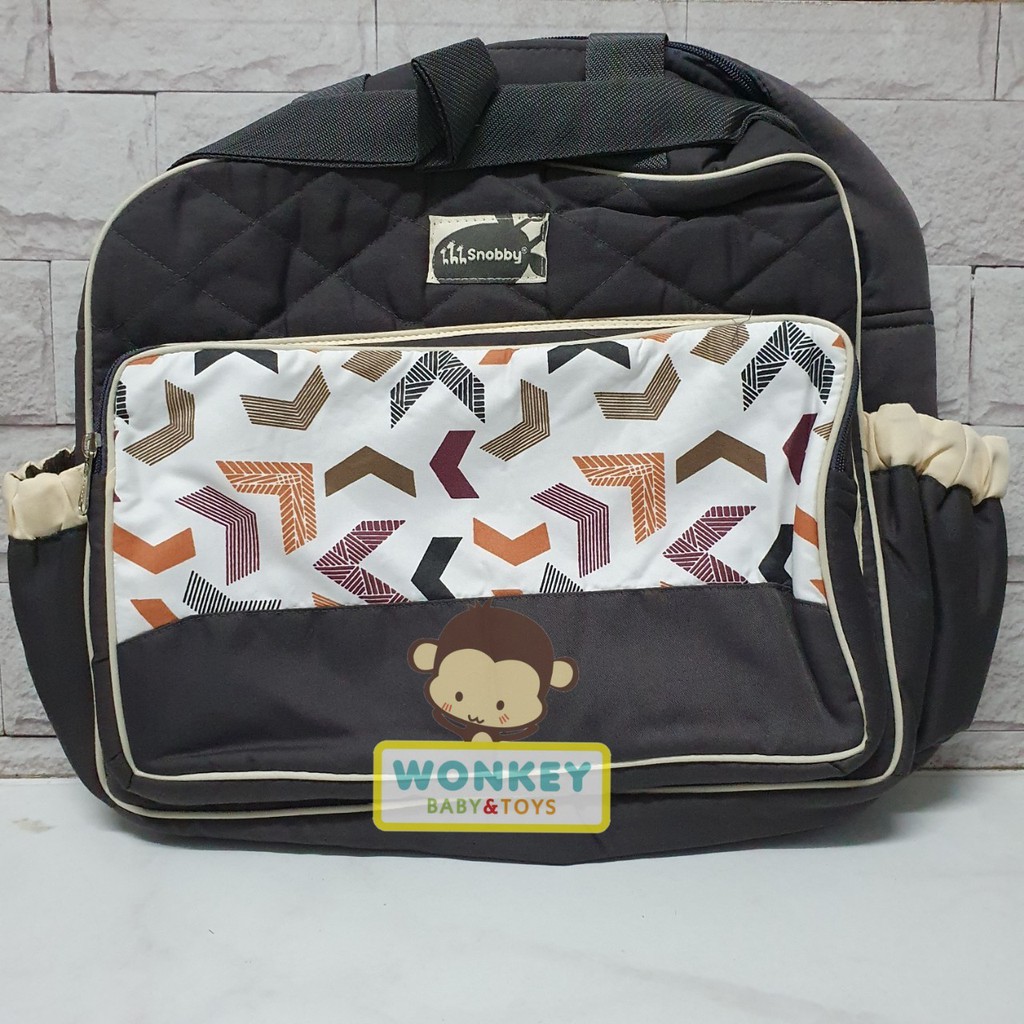 Snobby Tas Bayi Besar / Sedang / Kecil Saku Print TPT5871 / 5872 / 5873 Artsy Series