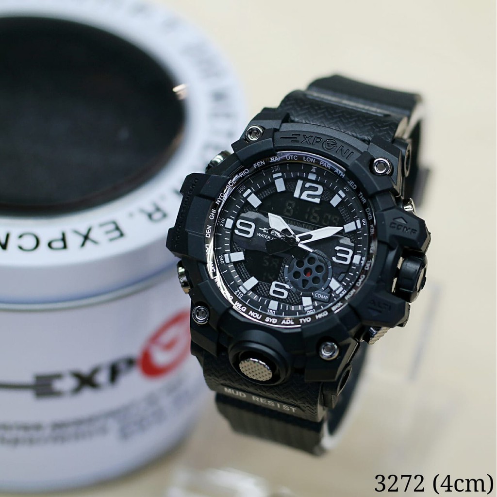 JAM TANGAN PRIA EXPONI ORI COD ANTI AIR