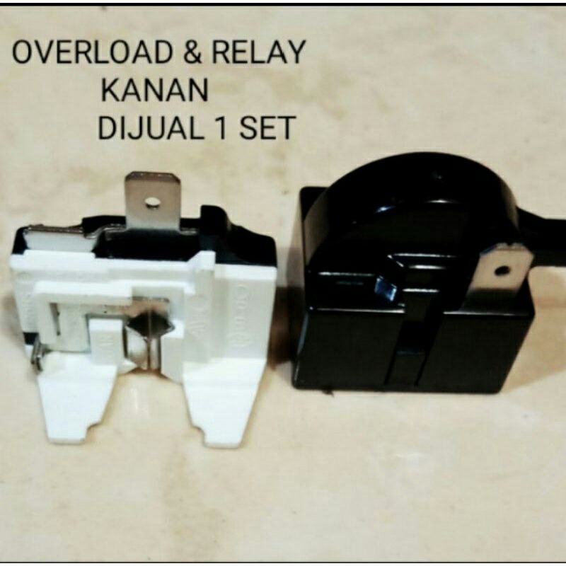 relay ptc overload kulkas 1 Dan 2 pintu