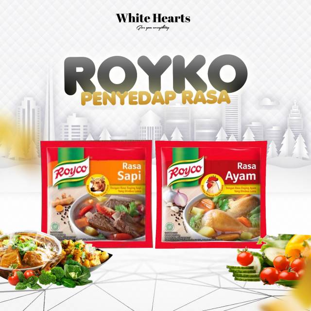 

Royko Sachet Whitehearts