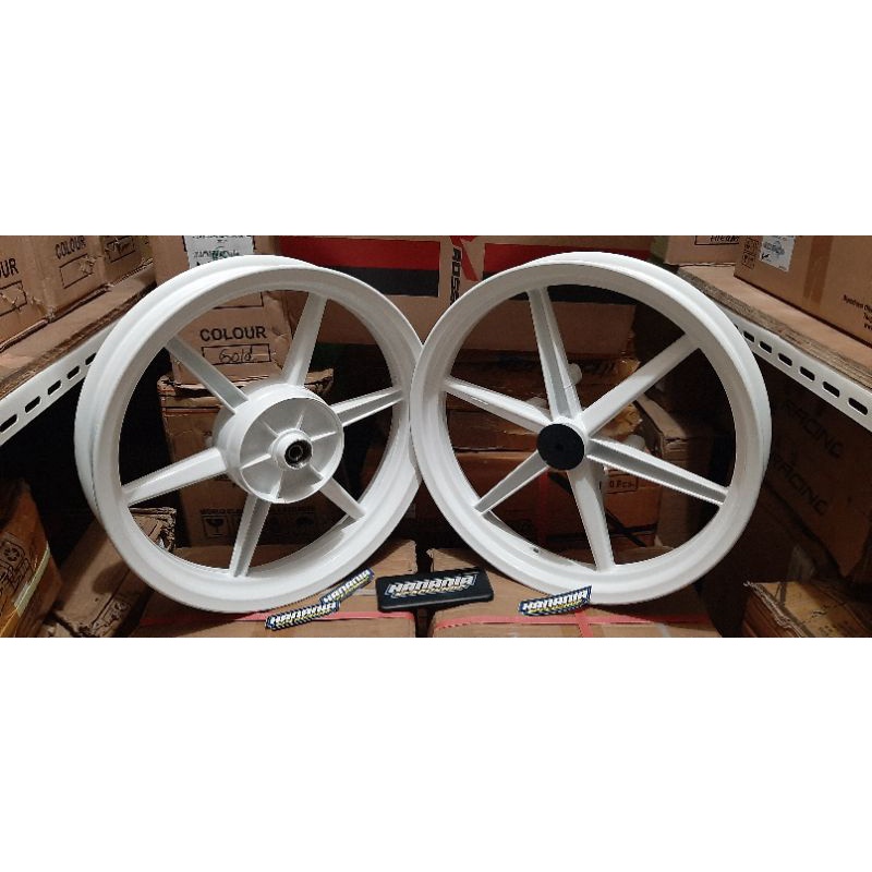 Velg Pelek Vrossi Derix Palang 8 Ninja Rr Putih murah
