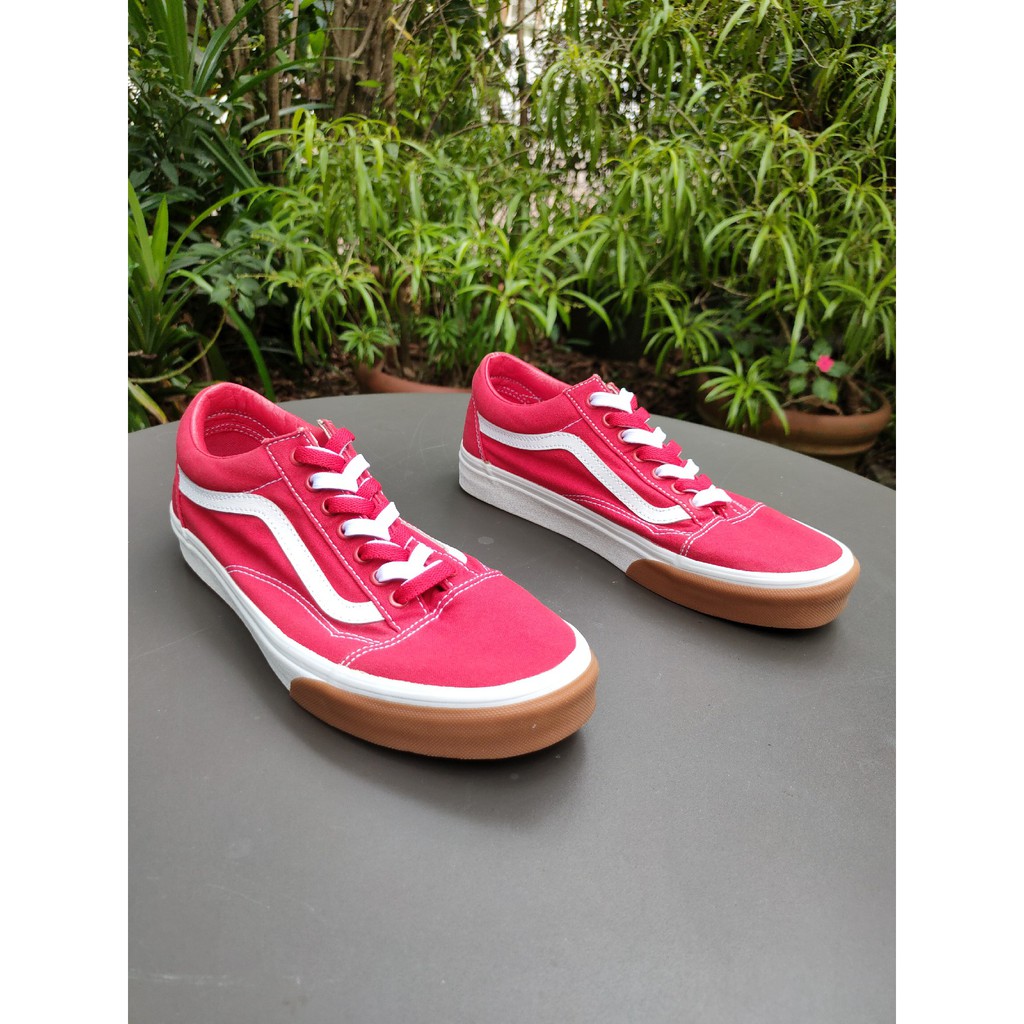 Vans Old Skool / Oldskool Red / Merah Original 100% Second Size 42