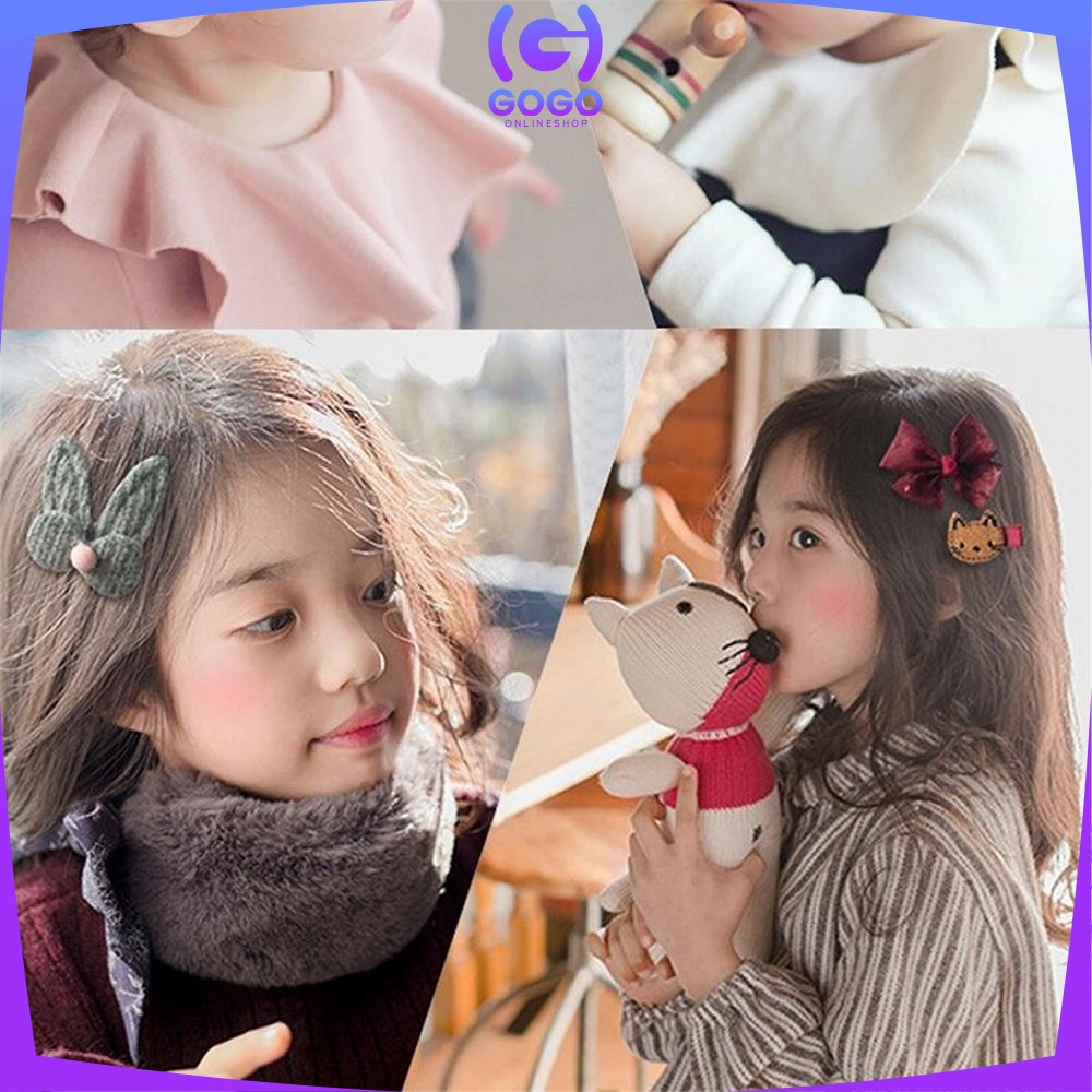 GOGO-C19 Ikat Rambut Karet Pita Anak 18 in 1 Jepit Rambut Anak | Aksesoris Rambut Hair Clip Import