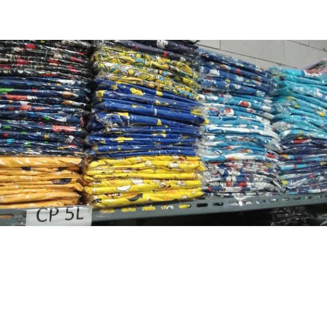 ♞ PIYAMA BIG SIZE/JUMBO WANITA LD 130 / BAJU TIDUR SET CELANA PANJANG LENGAN PENDEK ♩