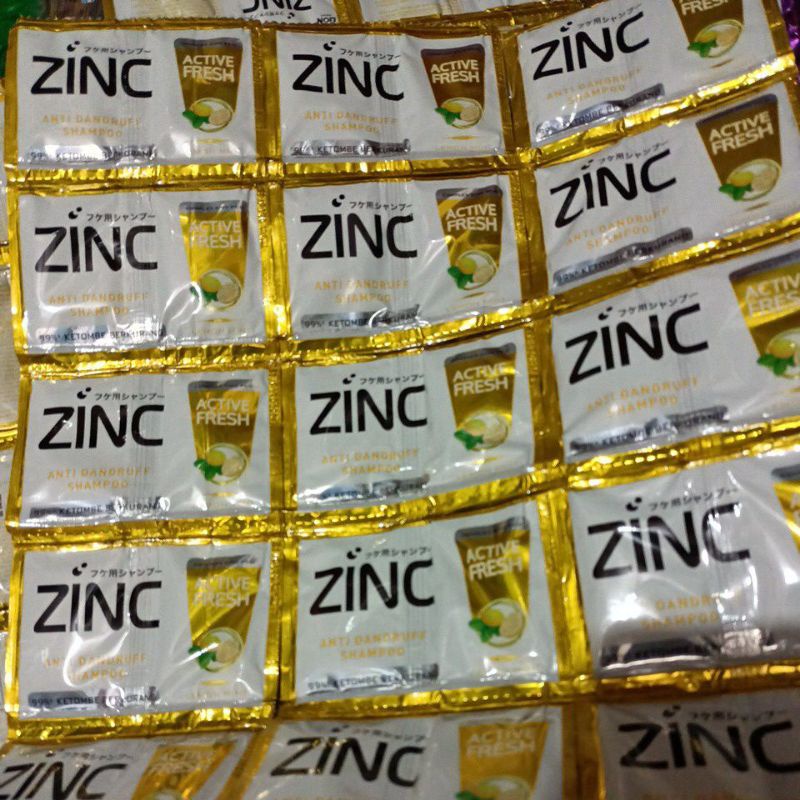 SHAMPOO ZINC RENTENG isi 12 isi 24 sachet