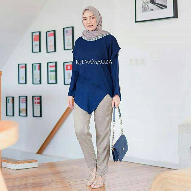 Cecilia layer blouse-Original kheva mauza