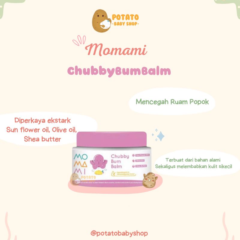 Momami Chubby Bum Balm - Krim Popok Bayi