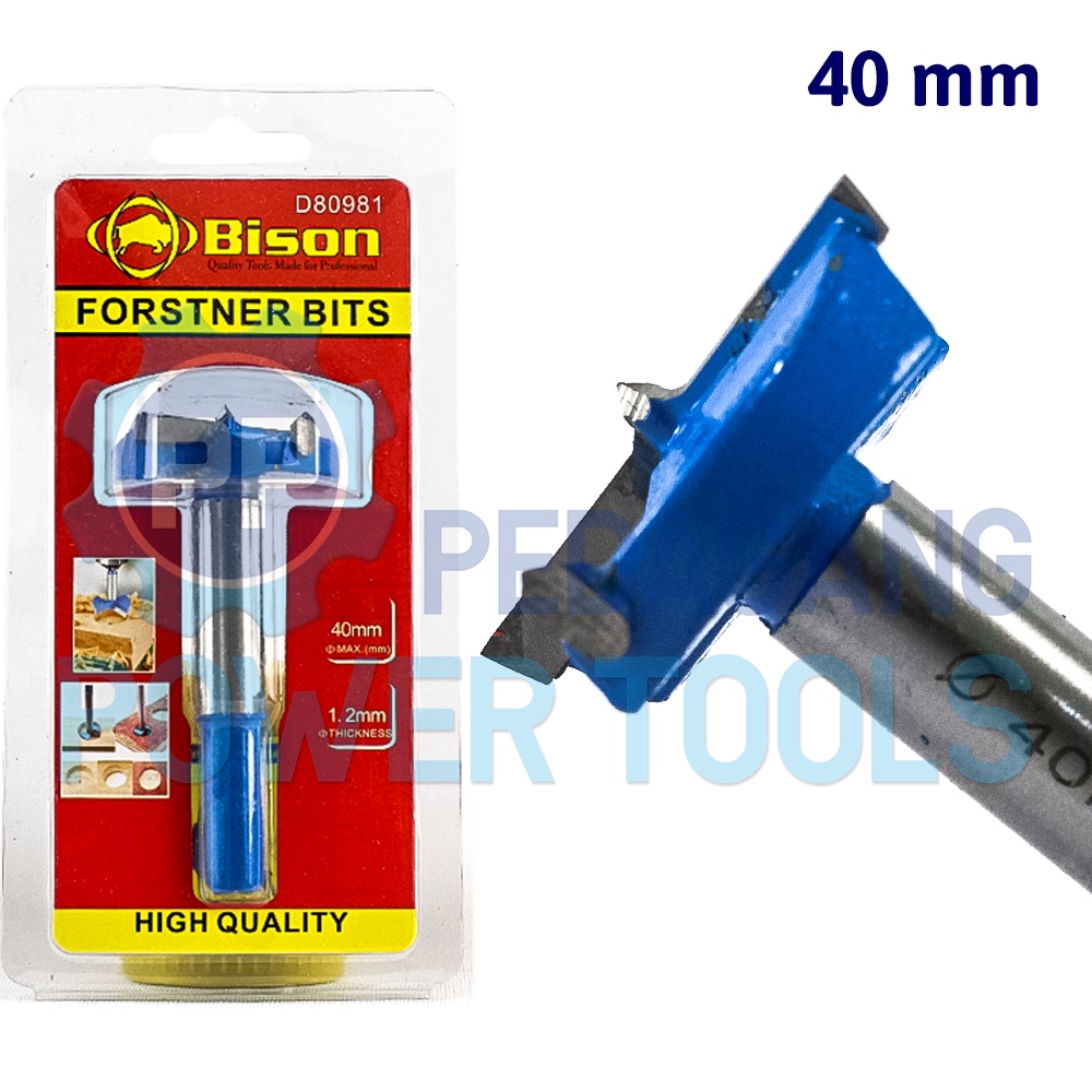 BISON MATA BOR ENGSEL SENDOK 40 MM PELUBANG KAYU WOOD FORSTNER BIT