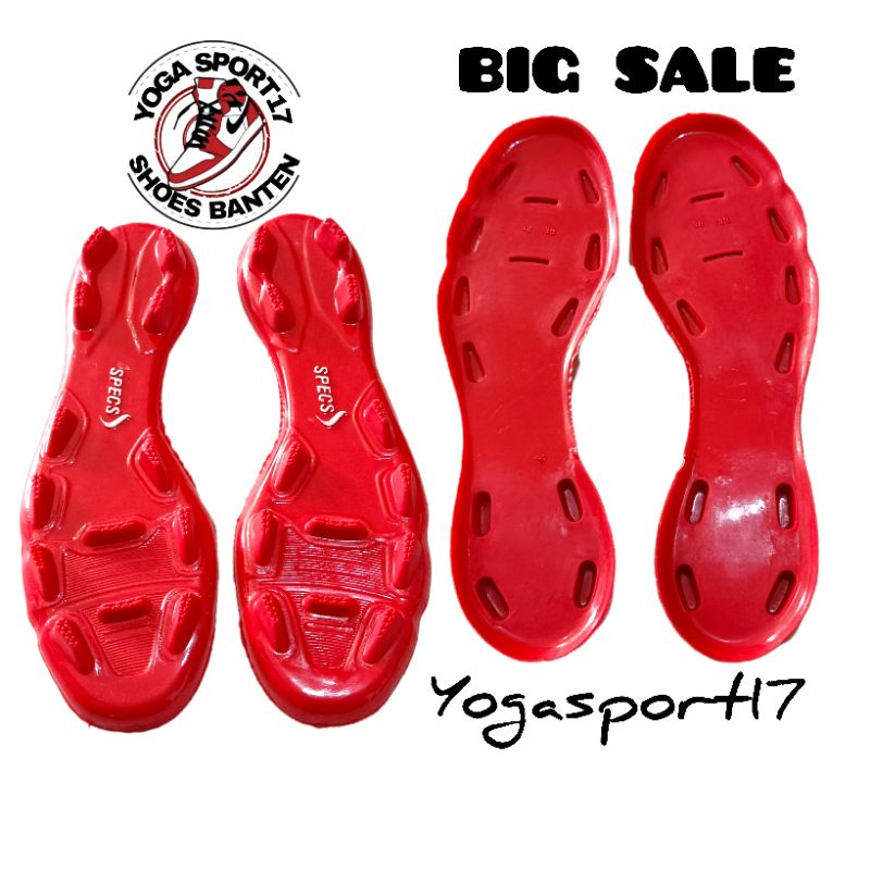 outsole/bawahan sepatu bola specs solid terbaru
