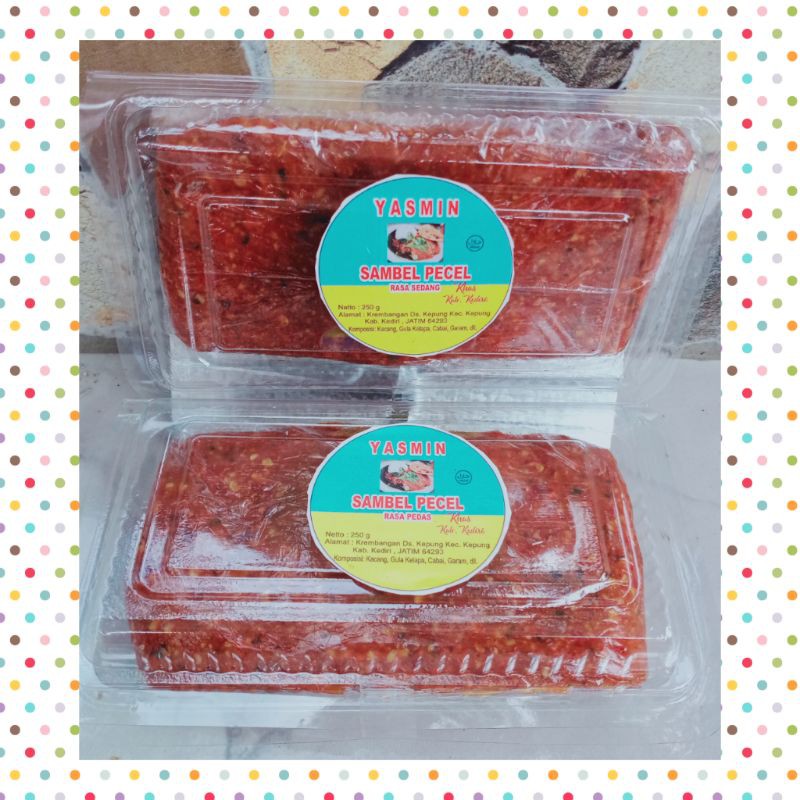 

Sambel pecel bumbu pecel yasmin pecel kediri 250 gram
