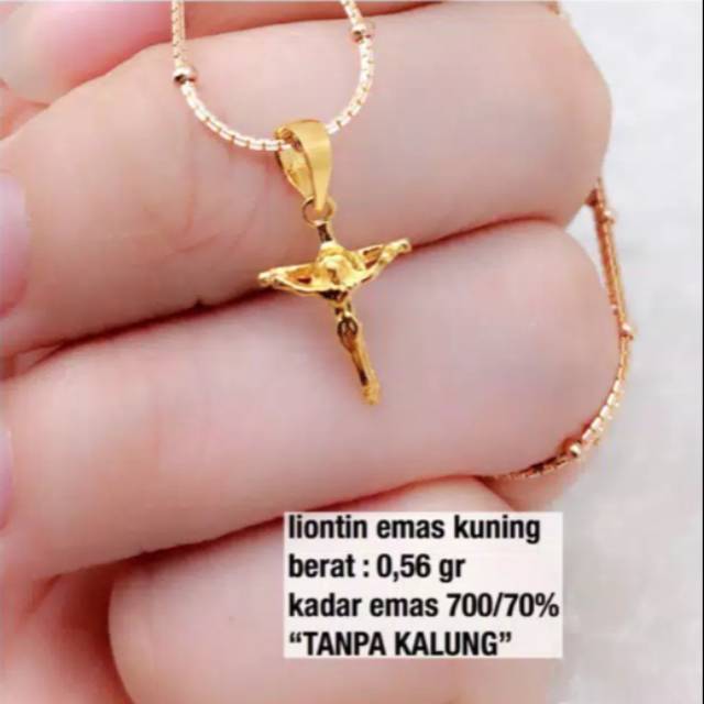 LIONTIN Emas Asli Kadar 700 70%
