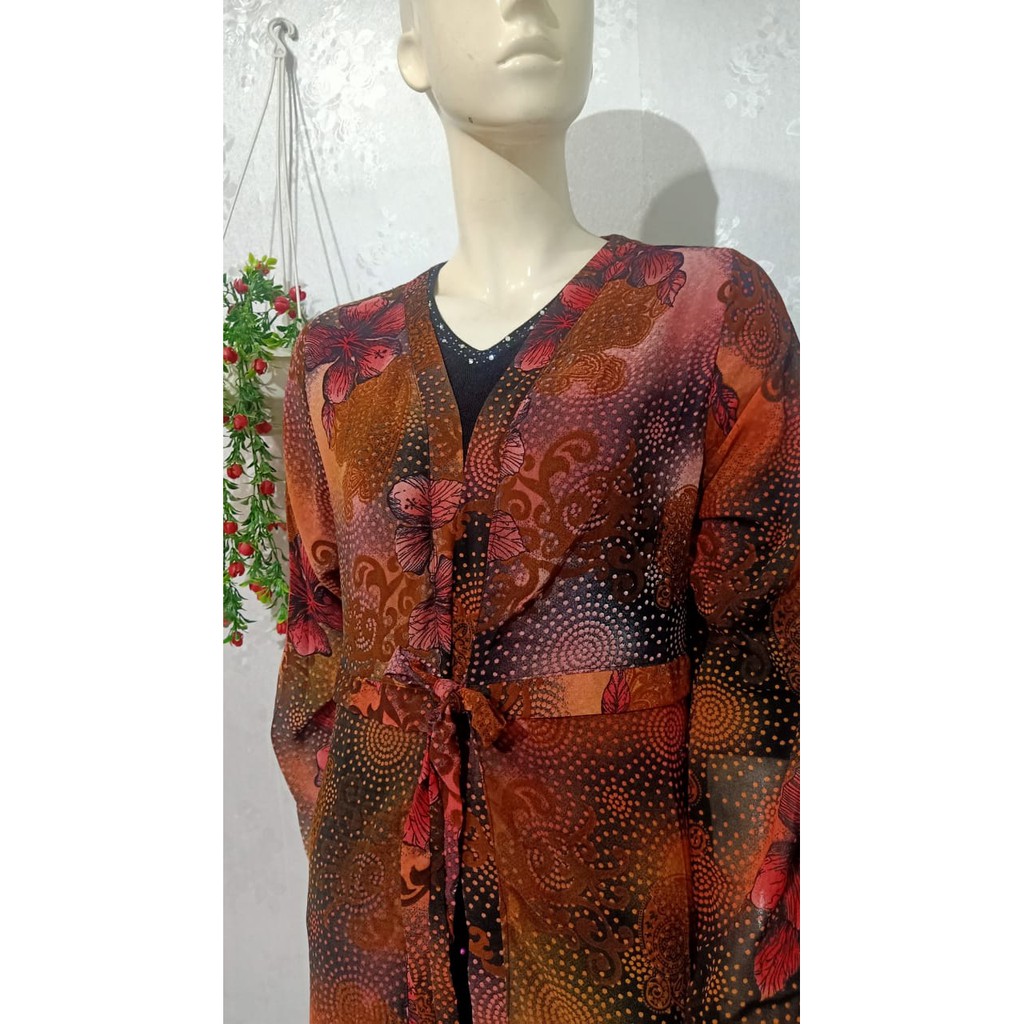 GAMIS LONG OUTER/CARDIGAN SIFON/ MOTIF PREMIUM