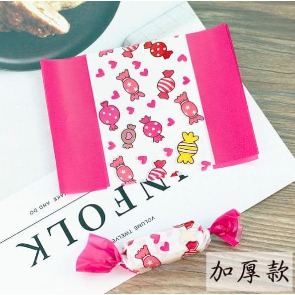 

CVCV144 KERTAS PEMBUNGKUS PERMEN / COKLAT / NOUGAT LOVE CANDY - PAPER