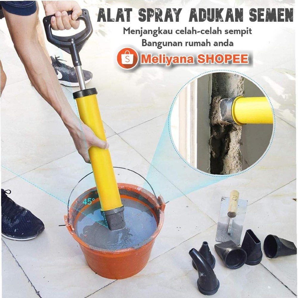 Mortar Alat Semprot Spray Cetok Pengaduk Roskam Semen Cement Tukang Bangunan