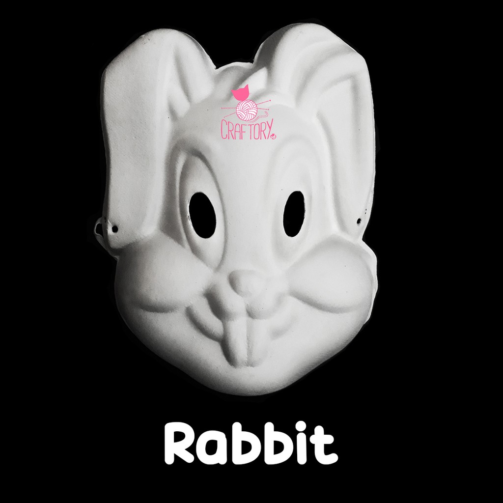 topeng kertas halloween