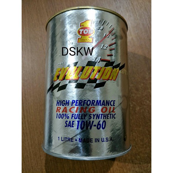 Oli Mesin TOP 1 Full Synthetic 10W-60 1 Liter Murah