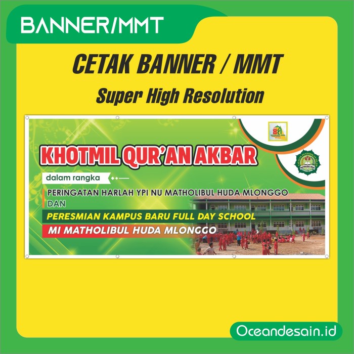 cetak banner spanduk / cetak mmt Elegan