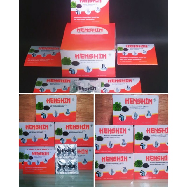 obat KENSHIN KENSIN HENSIN HENSHIN PEGALINU REMATIK ASAM URAT ECER 1strep