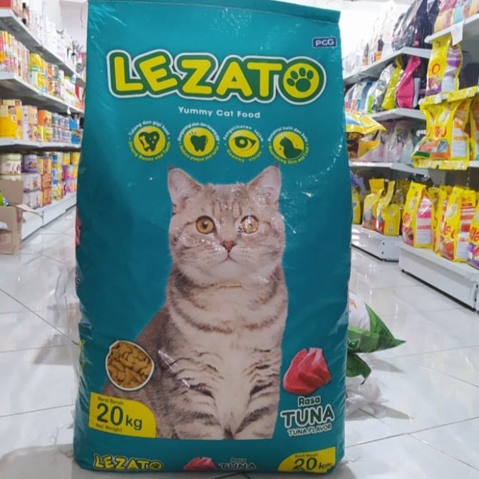 LEZATO Adult Tuna Flavour Dry Food Makanan Kucing dewasa 20kg - Kargo