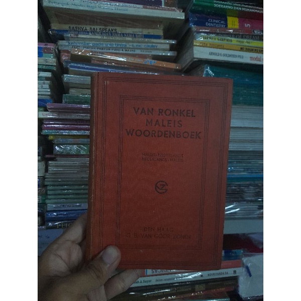 ORIGINAL HARDCOVER BUKU IMPORT VAN RONKEL MALEIS WOORDERBOEK & WE GO IN A SCHOOL SHIP & CASSELLS NEW