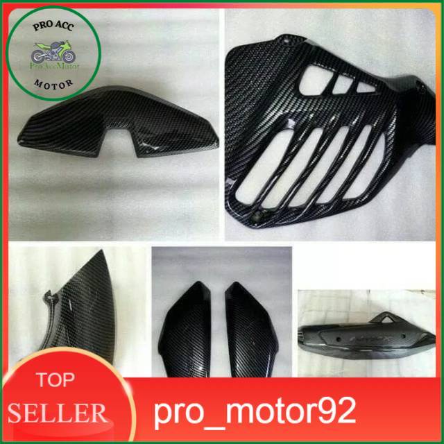 Paket Cover Nmax Cover Radiator Cover Stang Cover Knalpot Cover Body Samping Cover Filter Nmax