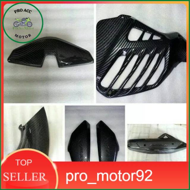 Paket Cover Nmax Cover Radiator Cover Stang Cover Knalpot Cover Body Samping Cover Filter Nmax